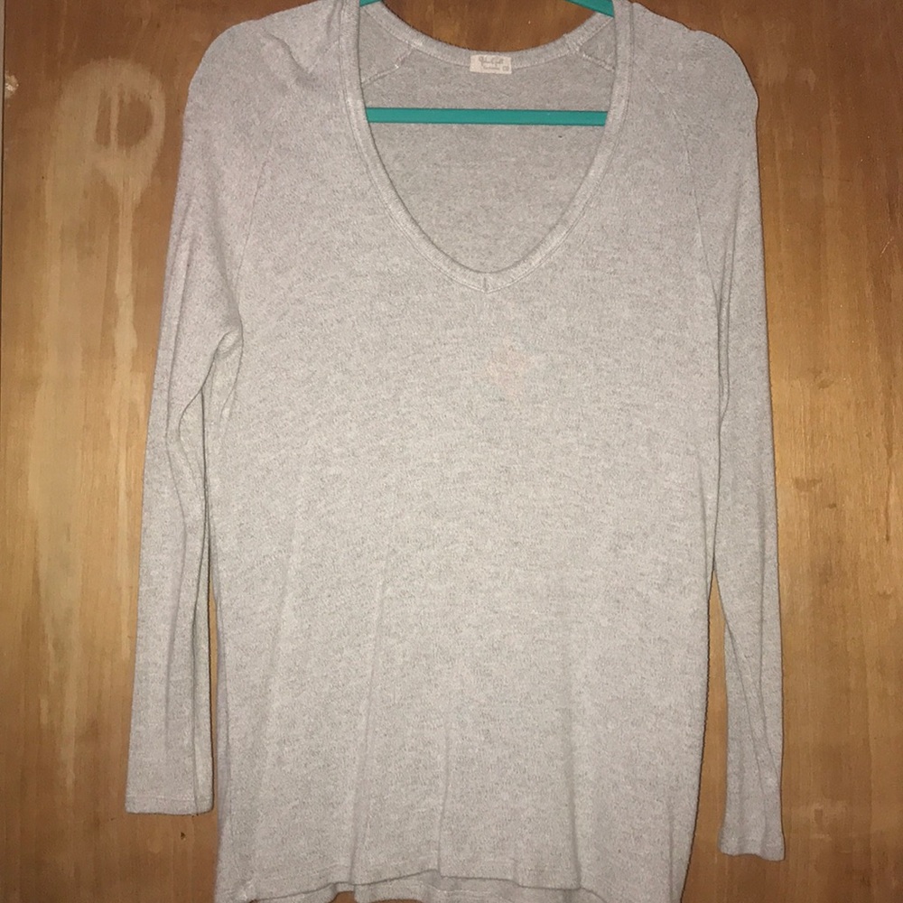 SOFT GRAY SWEATER!!